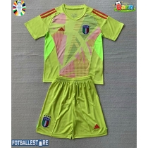 Italia Keeper Hjemmedraktsett Barn EM 2024 Kortermet (+ Korte bukser)